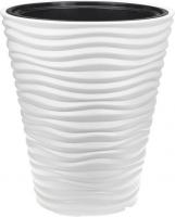 Кашпо Idea Дюна М3401 со вставкой (белый)