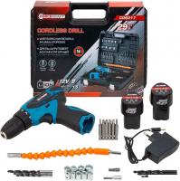 Дрель-шуруповерт ForceKraft FK-CD6017 (с 2-мя АКБ, кейс)