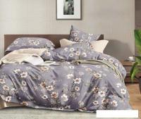 Постельное белье Реноме 1.5сп Оливковая коллекция. Простыня на резинке УУ 5786 (поплин)