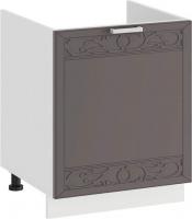 Шкаф напольный Трия Долорес 1Н5М (белый/муссон)