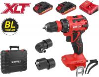 Дрель-шуруповерт Wortex BD 2025 LiSET ALL1 XLT 1325844 (с 2-мя АКБ, кейс)