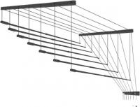 Сушилка для белья Comfort Alumin Потолочная Алюминиевая Graphite Premium 7 прутьев 2.8 м (графитовый