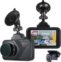Видеорегистратор-радар детектор-GPS информатор (3в1) Roadgid Premier 4 2CH (set 2)
