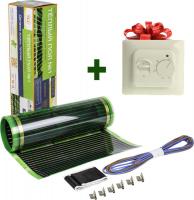 Инфракрасная пленка Теплый пол №1 ПТСП-1980-9 с терморегулятором RТС 70.26