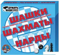 Настольная игра Десятое королевство Шашки/нарды/шахматы [01451]