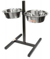 Подставка для мисок Zoonik 08822-1 (бронзовый, с мисками)