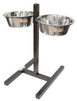 Подставка для мисок Zoonik 08865-1 (бронзовый, с мисками)