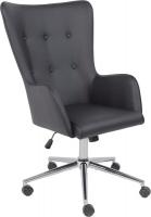 Офисное кресло AksHome Bella XL chrome (Pegasso черный)