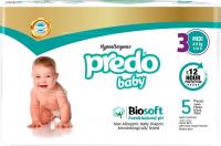Подгузники Predo Baby №3 4-9 кг BIO-103 (5 шт)