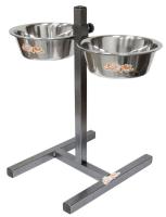 Подставка для мисок Zoonik 08865-2 (металлик, с мисками)