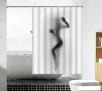 Шторка-занавеска для ванны Illu 180x180 LH2431980 (силуэт)