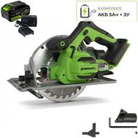 Дисковая (циркулярная) пила Greenworks GD24CS 1500907CUG (с 1-им АКБ)
