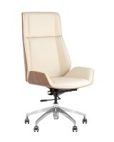 Офисное кресло TopChairs Crown SN A312-A 8383-1 Walnut Back (бежевый)