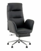Офисное кресло TopChairs Solid с оттоманкой DD-004-OT (черный)