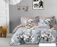 Постельное белье Реноме 2сп Оливковая коллекция. Простыня на резинке УУ 877 (поплин)