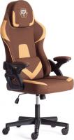 Игровое (геймерское) кресло TetChair iBear ткань (коричнево-бежевый)