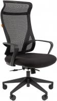 Офисное кресло CHAIRMAN CH577 (черный пластик/черный)