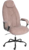 Офисное кресло TetChair Boss metalBL (ткань, светло-коричневый, KUB 03)