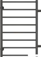 Полотенцесушитель TERMINUS Аврора П8 500x800 (оружейная сталь, с боковым подключением 500)