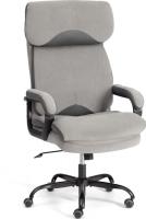 Офисное кресло TetChair Duke metal BL (велюр, серый)