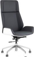 Офисное кресло TopChairs Crown SN A312 8386-16 White Back (серый/голубой)