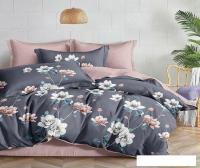 Постельное белье Реноме 2сп Оливковая коллекция. Простыня на резинке УУ 2419 (поплин)