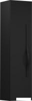 Lauter Шкаф-полупенал Навесной Eva (черный матовый, ручка черный матовая сталь)