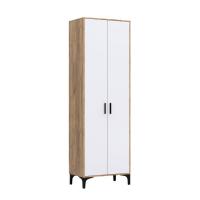 Шкаф распашной Кастанье Кантри ШК 70.2 (белый/дуб крафт)