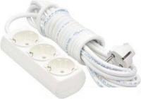 Удлинитель Borsan BR-1553-315 (3 м, белый)