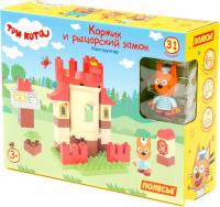 Конструктор Полесье Три кота. Коржик и рыцарский замок 77506