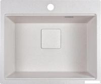 Кухонная мойка Marblan Comfort 60 (бежевый, с сифоном и колландером)