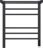 Полотенцесушитель Granula Квадро Сплит 50х60 (с полкой, терморегулятор, черный)