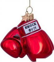 Елочная игрушка Vondels Боксерские перчатки 3222620085015 (красный)