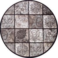 Ковер для жилой комнаты Merinos Valencia Deluxe d328-DAIRE-BROWN (2х2)