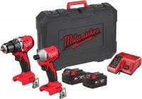 Milwaukee M18 BLCPP2A-402C 4933492827 (шуруповерт, винтоверт, 2 АКБ, кейс)