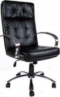 Офисное кресло Деловая обстановка Президент (хром/кожа сплит/черный)