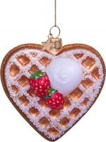 Елочная игрушка Vondels Вафельное сердечко 3240604080054