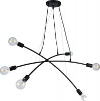 Подвесная люстра AksHome Web 6xE27 (черный)
