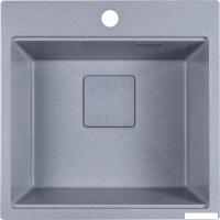 Кухонная мойка Marblan Comfort 50 (серебристый, с сифоном)