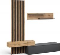 Шкаф-купе Империал Риана 2.07 (вотан/антрацит)