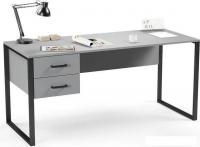 Стол Soma Slava 160x66 (серый/черный)