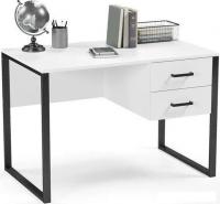 Стол Soma Slava 110x66 (белый/черный)