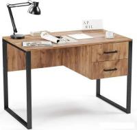 Стол Soma Slava 110x66 (дуб крафт золотой/черный)