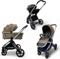Универсальная коляска Bubago Gaudi (3 в 1, бежевый)