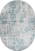 Ковер для жилой комнаты Merinos Palermo F281-OVAL-GRAY (1x2)
