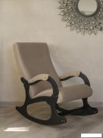 Кресло-качалка Mio Tesoro Бастион-32 (рогожка бежевый/черный)