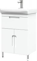 Belux Тумба под умывальник Мадейра Н 55-01 (1, белый глянцевый)