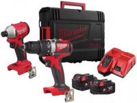 Milwaukee M18 BLPP2B3-502X 4933492846 (шуруповерт, винтоверт, 2 АКБ, кейс)