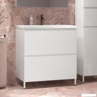Belux Тумба под умывальник Минск Н 70-02 (1, белый глянцевый)