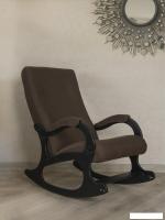 Кресло-качалка Mio Tesoro Бастион-32 (рогожка коричневый/черный)